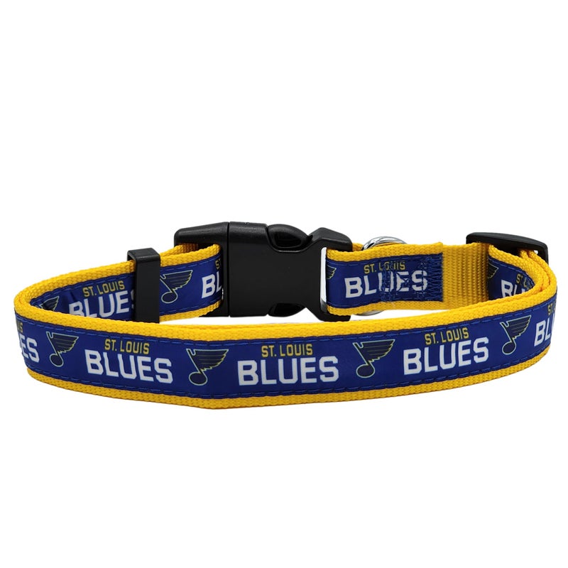Pets First NHL ST.Louis Blues Collar for Dogs & Cats, Large. - Adjustable, Cute & Stylish! The Ultimate Hockey Fan Collar! - Image 3